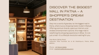 Visit the Best Mall in Patna for Fashion, Food & Fun