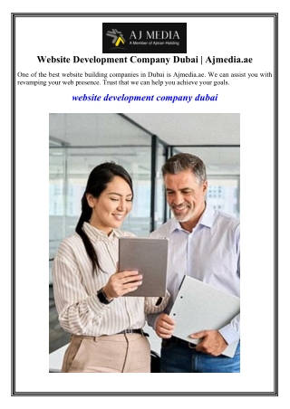 Website Development Company Dubai Ajmedia.ae