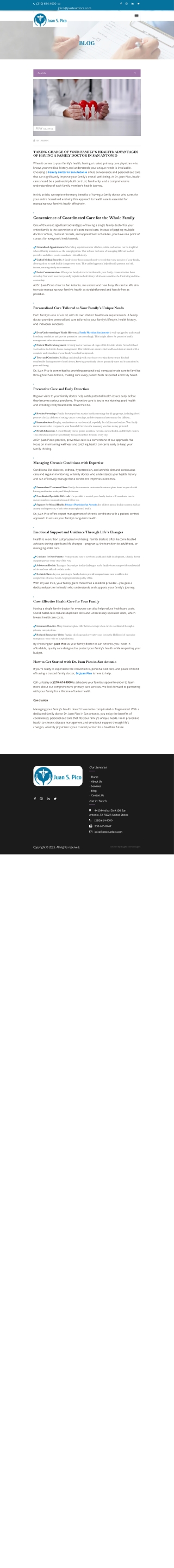 Family Doctor in San Antonio  Personalised & Convenient Care