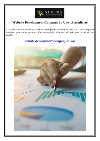 Website Development Company In Uae Ajmedia.ae