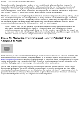 Indications Of Autism In Toddlers: Very Early Symptoms To Watch For