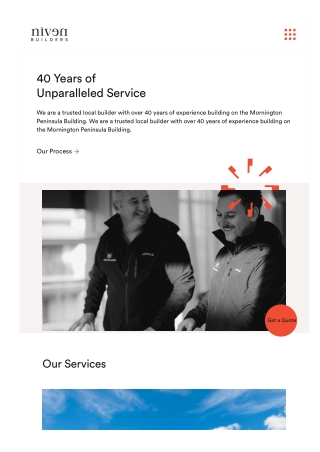 40 years of unparalleled service