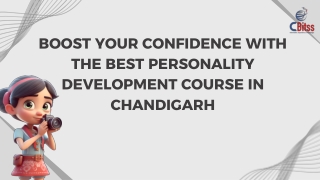 Boost Your Confidence with the Best Personality Development Course in Chandigarh