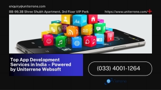 Top App Development Services in India – Powered by Uniterrene Websoft