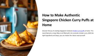 How to Make Authentic Singapore Chicken Curry Puffs at Home - Scott Biffin