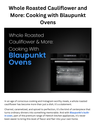 Premium Built-In Ovens | Modern Kitchen Ovens - Hettich