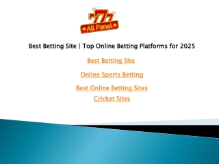 Best Betting Site  Top Online Betting Platforms for 2025