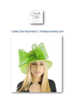 Ladies Day fascinators | hatsbycressida.com