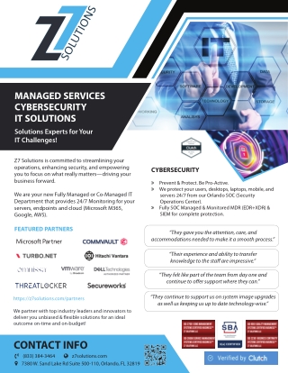 managed services cybersecurity it solutions