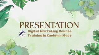 Digital Marketing course in kashmiri gate