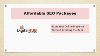 Best Affordable SEO Packages for Higher Rankings