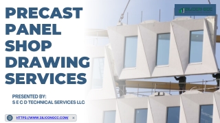Best Precast Panel Shop Drawing Services | S E C D Technical Services LLC
