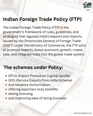 Indian Foreign Trade Policy