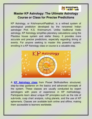 master kp astrology the ultimate astrology course
