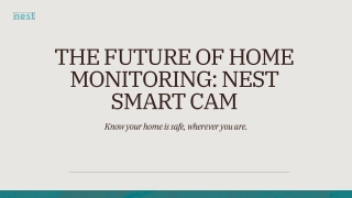 the future of home monitoring nest smart cam