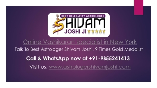 Leading Vashikaran specialist in New York | Talk To Best Astrologer