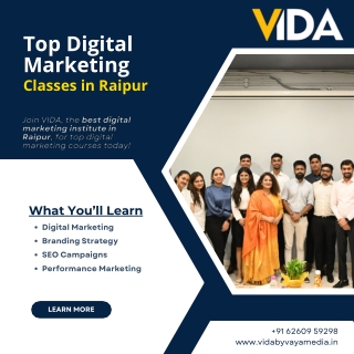 Comprehensive Digital Marketing Course in Raipur at VIDA