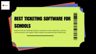 best ticketing software for schools explore