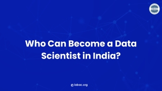 Who Can Become a Data Scientist in India