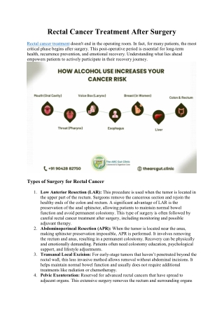Rectal Cancer Treatment After Surgery