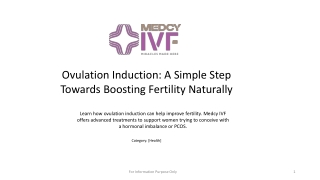 ovulation induction a simple step towards