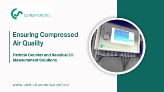 ensuring compressed air quality