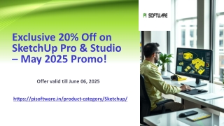 SketchUp Pro & Studio – A&D Promo (May 2025)