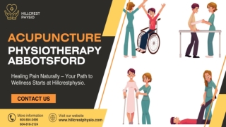 Acupuncture Physiotherapy Abbotsford - Hillcrestphysio