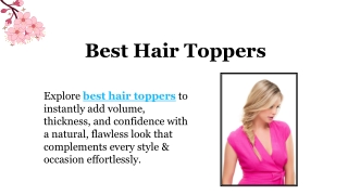 Best Hair Toppers