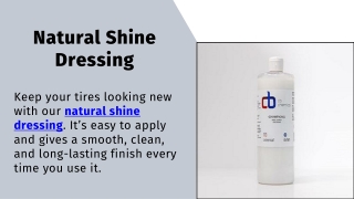Natural Shine Dressing