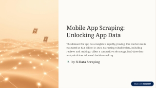 Mobile App Scraping Unlocking App Data