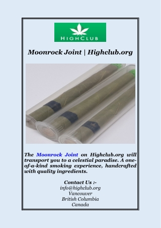 Moonrock Joint | Highclub.org
