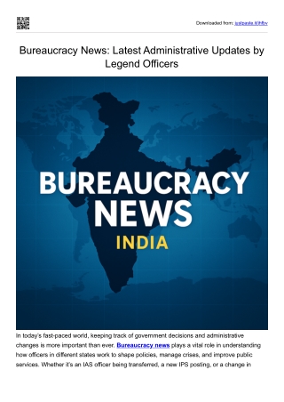 indian Bureaucracy News