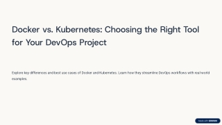 docker vs kubernetes choosing the right tool