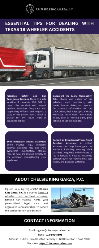 essential tips for dealing with texas 18 wheeler