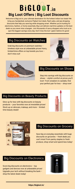 big loot offers big loot discounts welcome