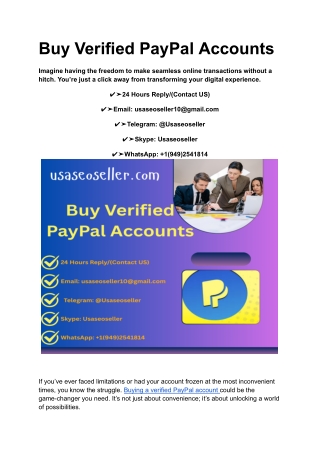 buy verified paypal accounts