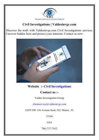 civil investigations valdesinvgr com