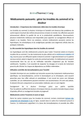 Bromazépam 6 | Onlinepharma247.org