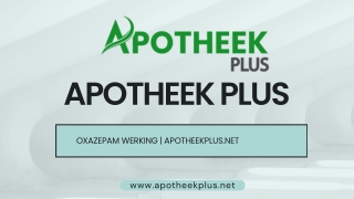 oxazepam werking | Apotheekplus.net