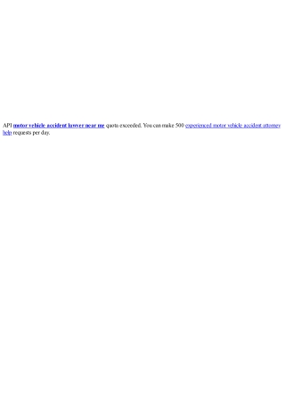 api motor vehicle accident lawyer near me quota