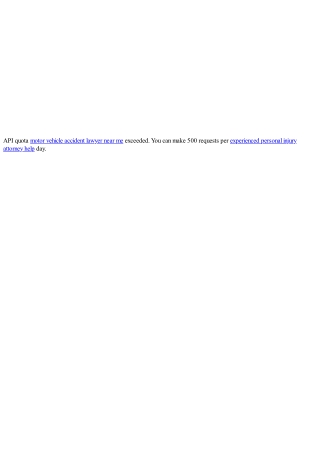api quota motor vehicle accident lawyer near