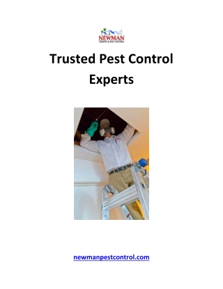 trusted pest control experts