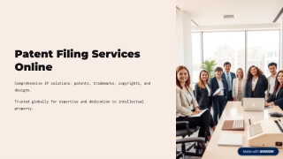 patent filing services online
