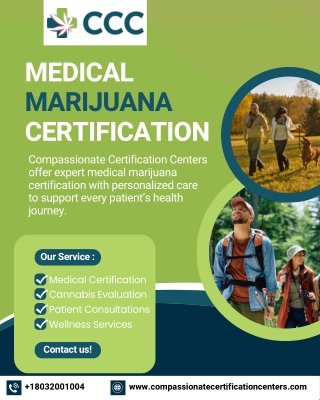 Trusted Medical Marijuana Certification and Care by Compassionate Experts