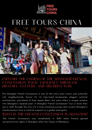 Explore the Charm of the Shanghai French Concession Tour A Journey Through History, Culture, and Architecture