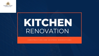 Kitchen Rennovation