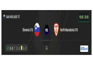 Xem trực tiếp Slovenia U18 vs North Macedonia U18 vào lúc 16:00, ngày 29/05/2025