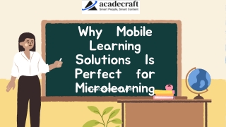 Why Mobile Learning Solutions Is Perfect for Microlearning