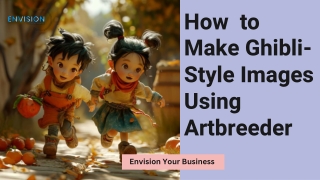 How to Make Ghibli-Style Images Using Artbreeder